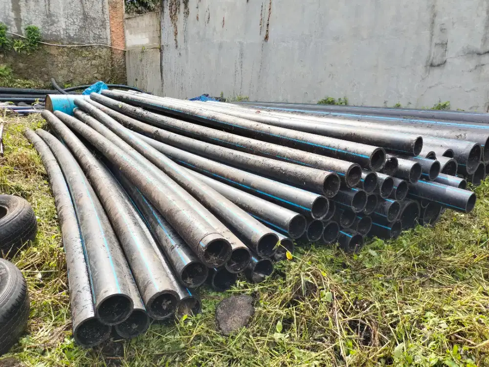 Pipa HDPE sisa proyek