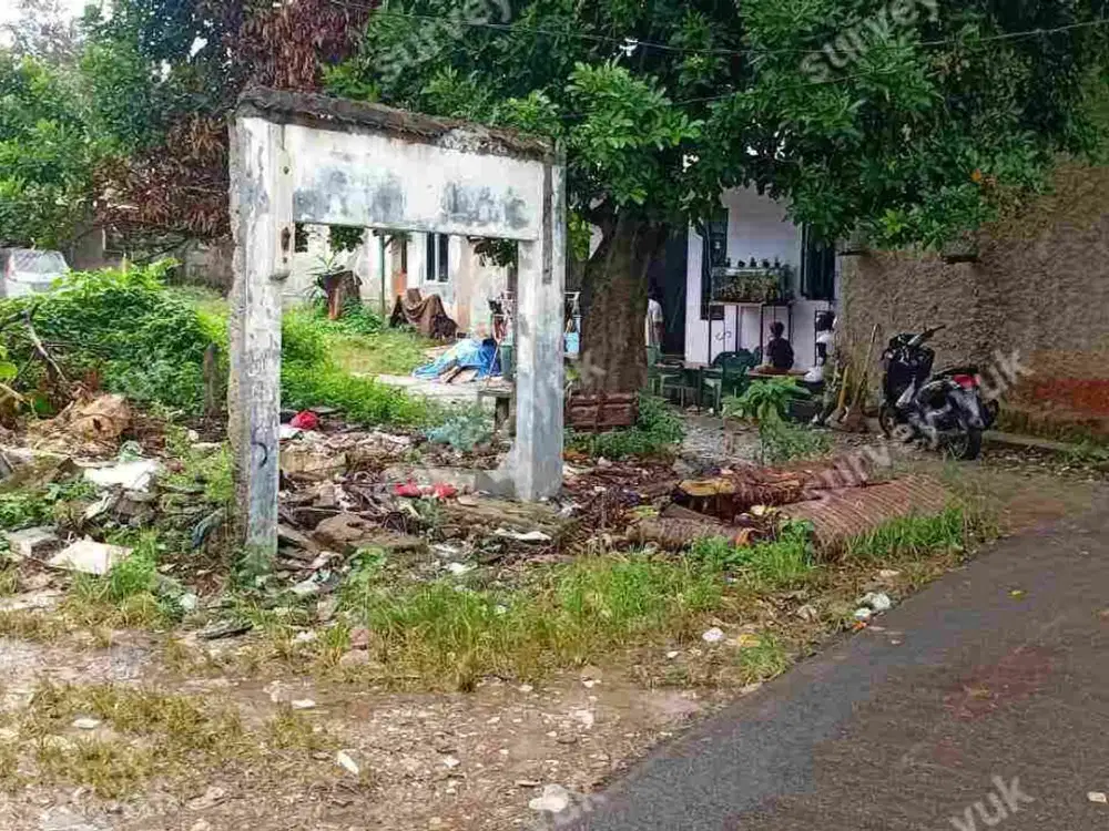 Tanah Di jual seluas 400 m2 SHM akses Mobil Bebas banjir