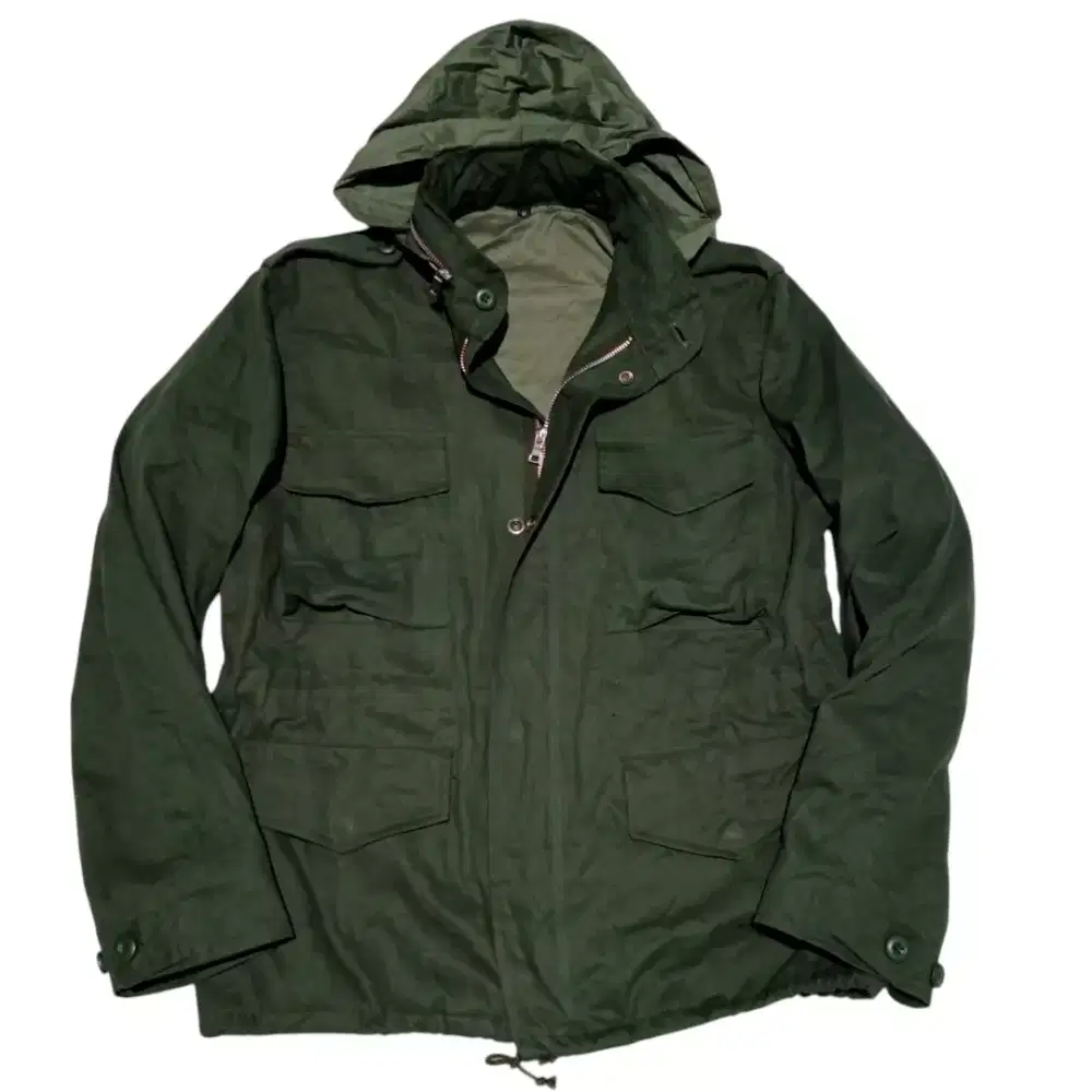 The Lost Brand Canvas Casual Parka Military Style Jacket