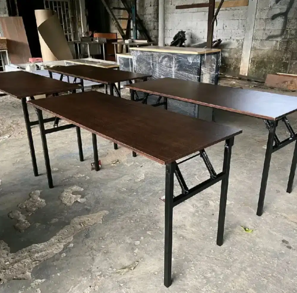 Meja lipat makan bazar kerja jualan dagang