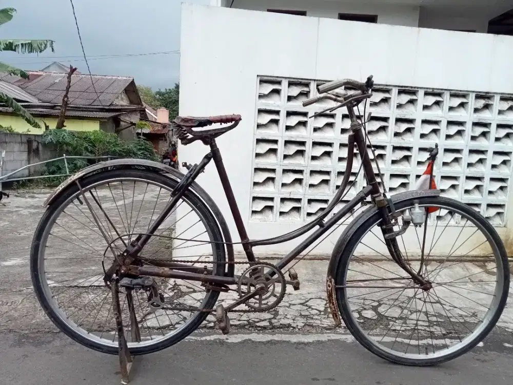 Sepeda ontel masih oke siap pakai koleksi antik