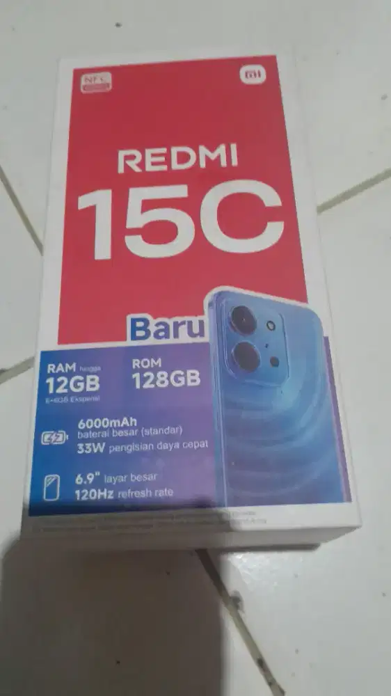 Redmi 15c ram 6+6 12/128