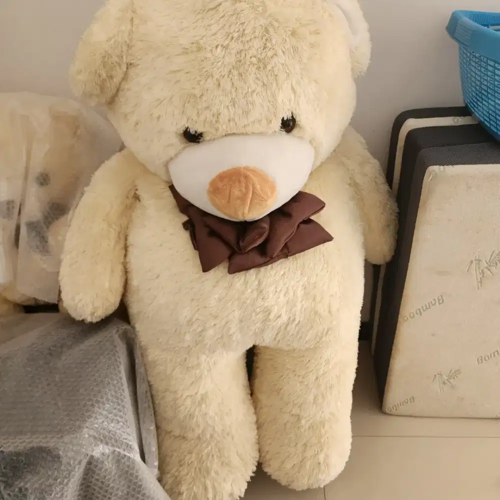Boneka Teddy Bear Jumbo Tinggi +-1 meter istana boneka
