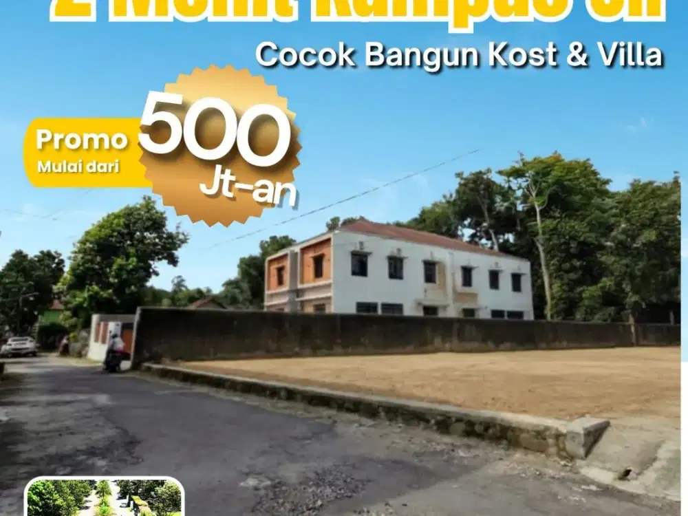 Tanah Dekat Area Kampus UII Jogja, Legalitas SHM Pekarangan dan Siap Bangun