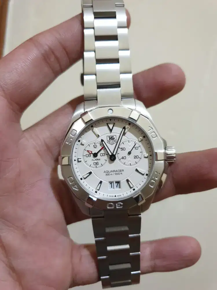ORIGINAL TAG Heuer Aquaracer Chronograph Special Function Alarm