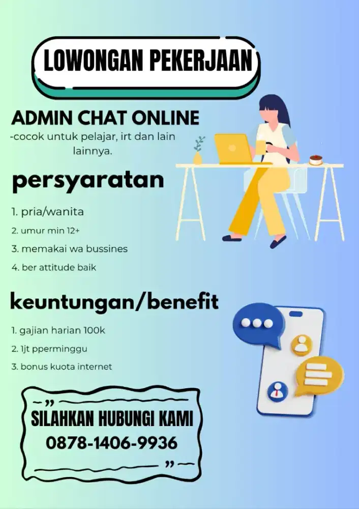 admin online kerja dari rumah