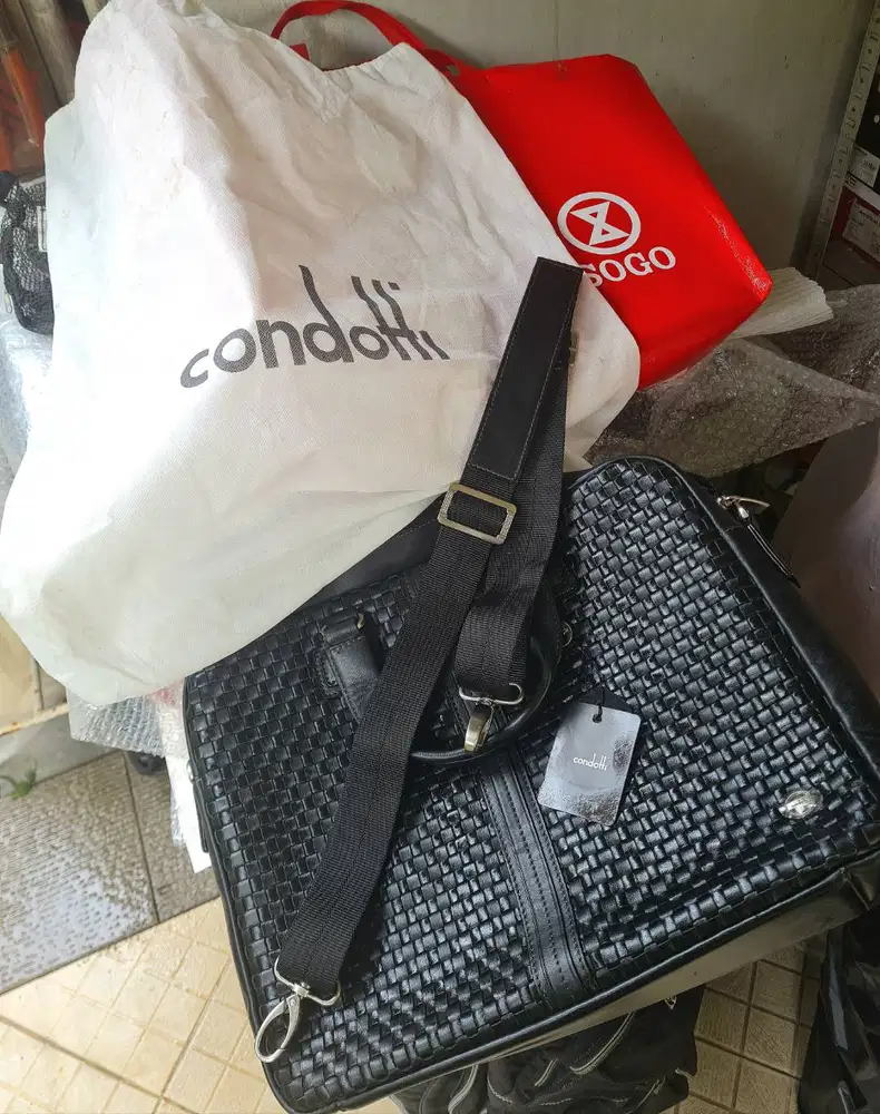 TAS SLEMPANG CONDOTTI - MESSENGER - LAPTOP - WORK - NEW