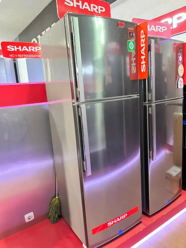 KREDIT KULKAS SHARP 2 PINTU SJ-450GP-SD