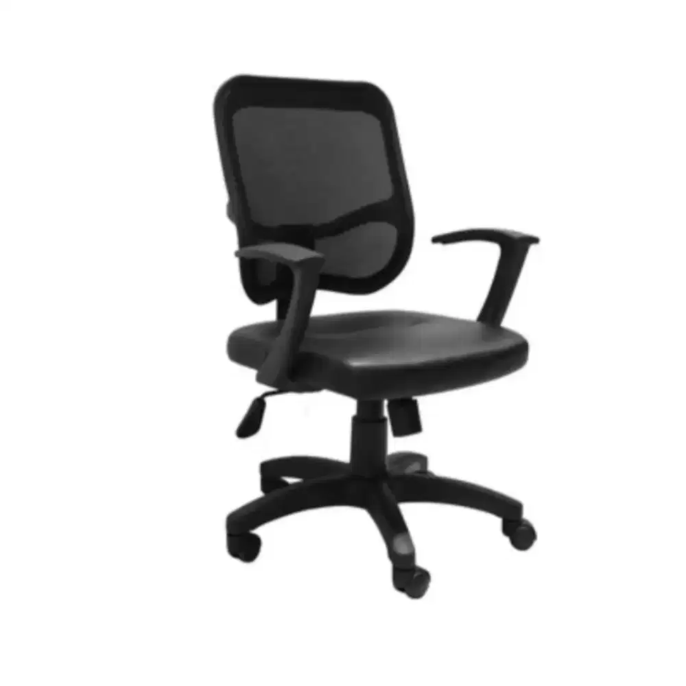 Selma Zuan Kursi Kantor Sandaran Rendah -Hitam