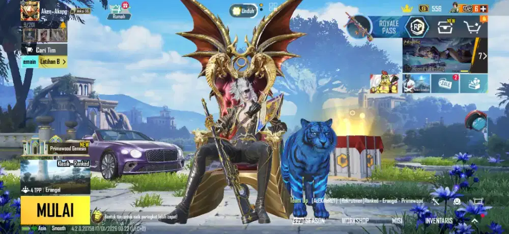 pubgm x-suite dravion