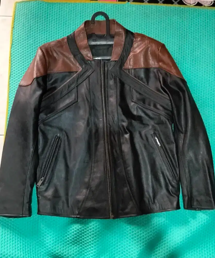 Jaket kulit asli premium