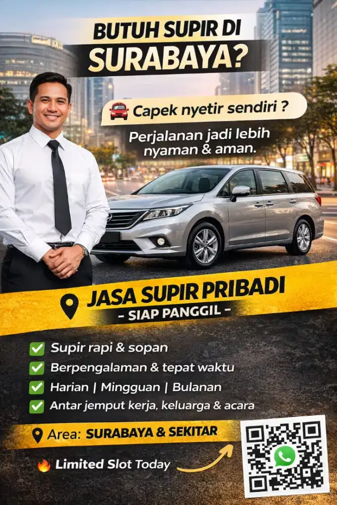 Jas supir panggilan mobil pribadi