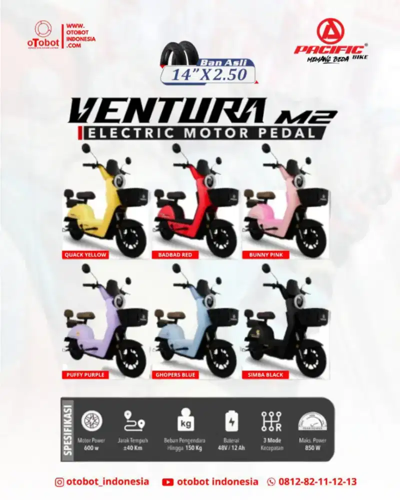 Sepeda Listrik Pacific Ventura M2