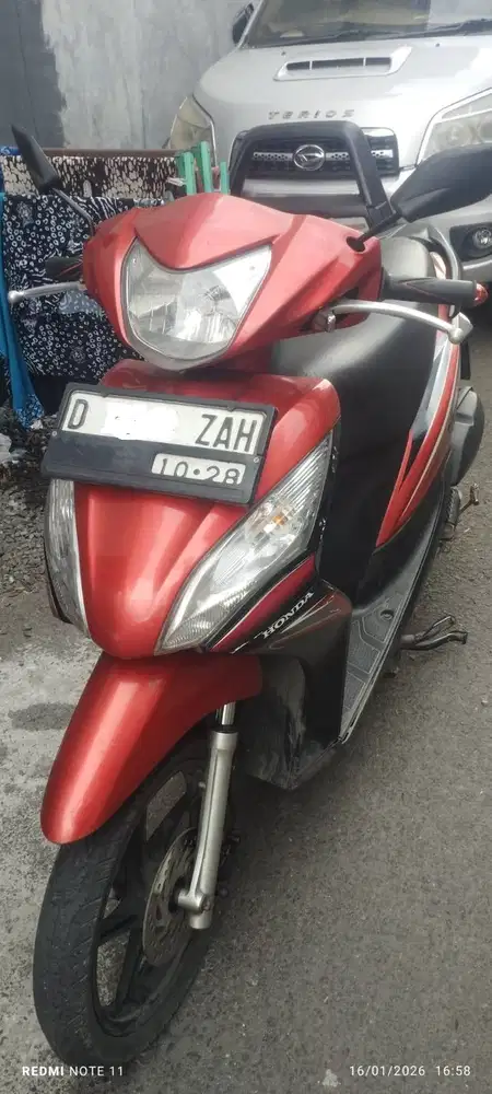 Honda Spacy th 2011 Merah Pajak panjang