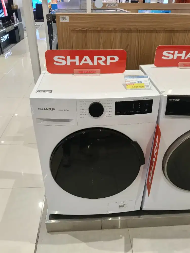 Kredit mesin cuci sharp 7kg, hanya dengan ktp