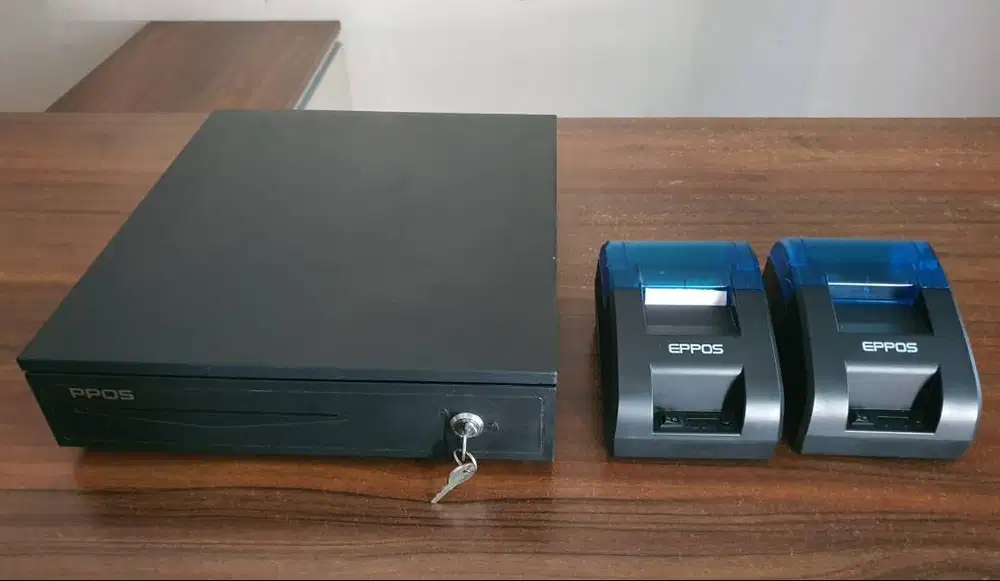 JUAL 1 SET, 2 PRINTER KASIR & 1 LACI UANG KASIR