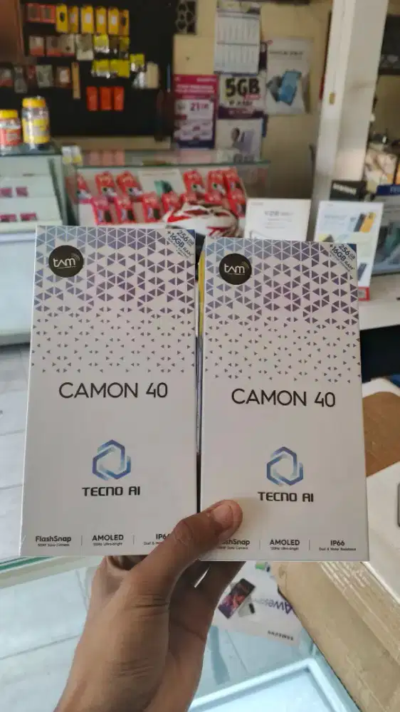 Tecno Camon 40 8/256 [Baru, Garansi Resmi 1 Tahun]
