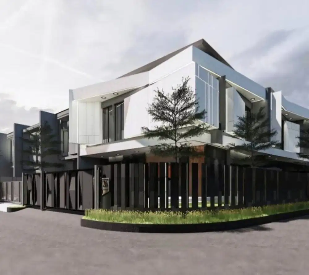 Dijual Rumah Manyar Indah Minimalis Baru Gress Hook 2 Lantai