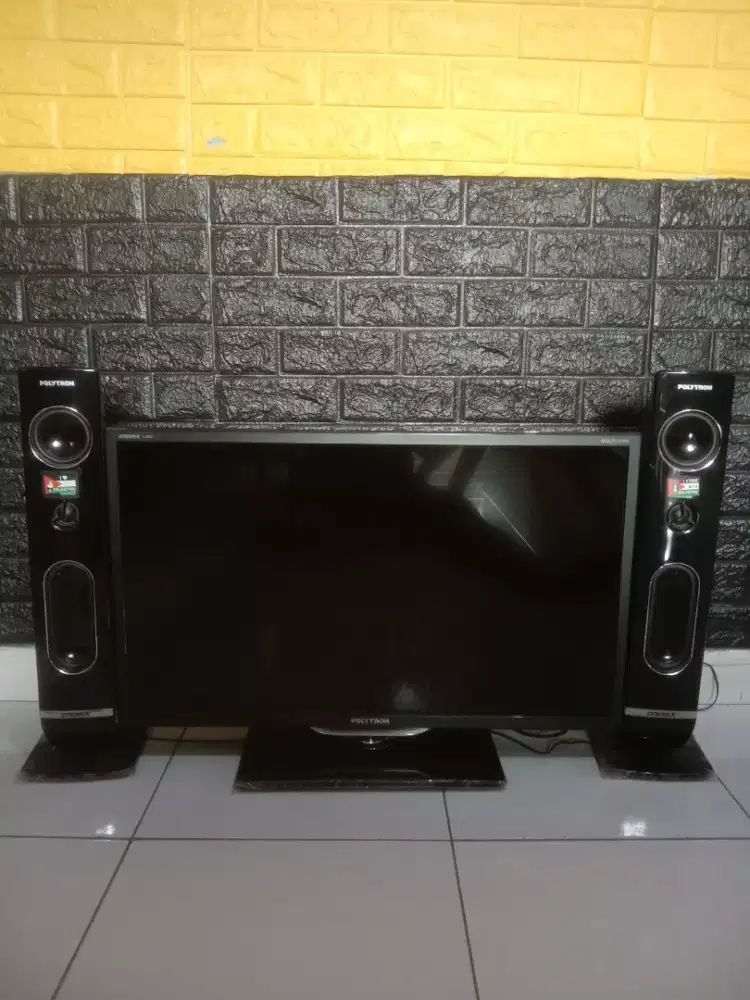 Tv Polytron 32 inch mati lampu power nyala