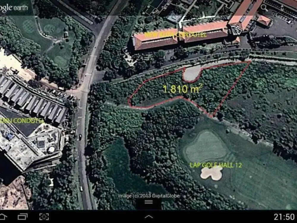 Dijual tanah komersil dikawasan pariwisata komplek pecatu graha berdampingan dengan lapangan Golf New Kuta Graha