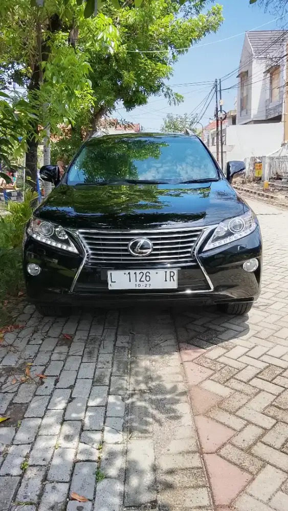 Lexus hitam rx270 2012 full orisinil surabaya bisa tt