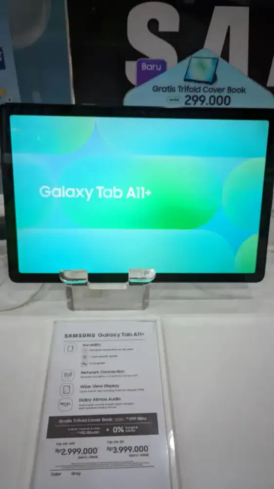 SAMSUNG GALAXY TAB A11+ BARU | CICILAN INDODANA 0% + FREE 2X CICILAN