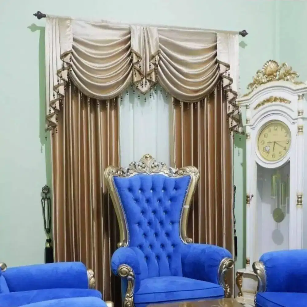 Pembuat Tirai Gorden Jendela Gordyn Mewah Hordeng Model Terbaru Murah