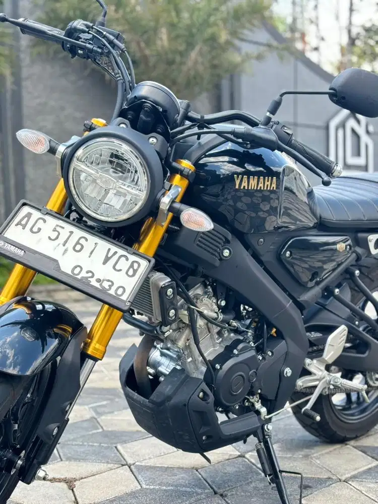 Yamaha XSR 155 VVa 2025 Odo 1rb Like New Hitam Metalik Koko Motor