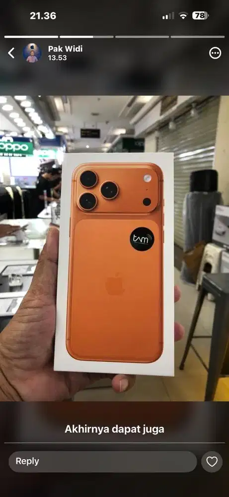 Ready stock iPhone 17 promax Kredit pakai HOME CREDIT