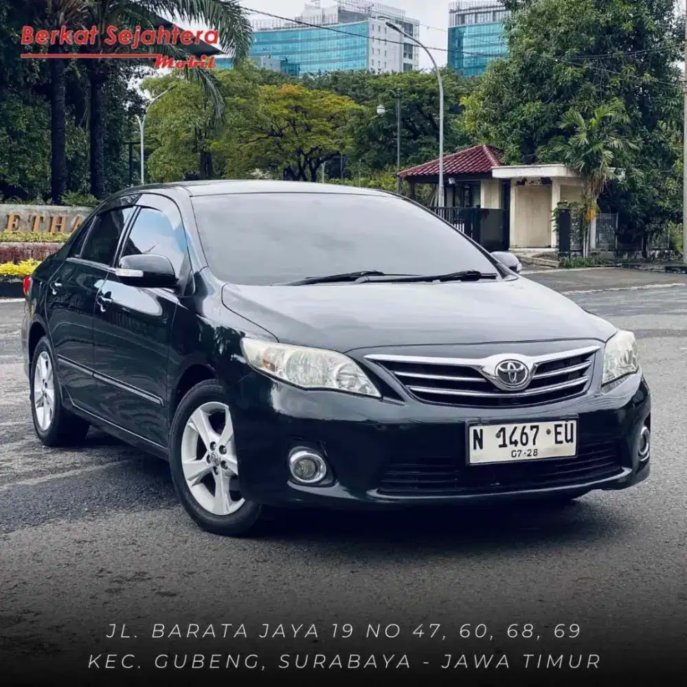 Tdp 25 corolla altis 2012 manual tipe E hitam fullori surahaya