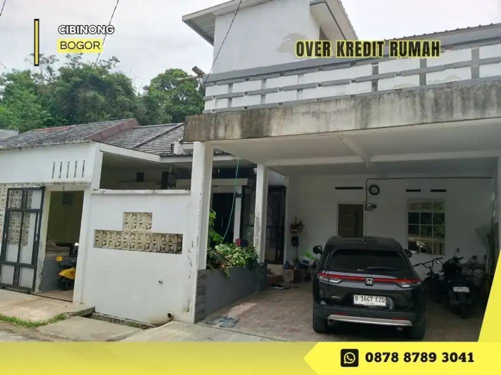 Jual Over Kredit 182JT Rumah 2Lantai LT173 di Bogor Visar Indah Pratama dkt Tol