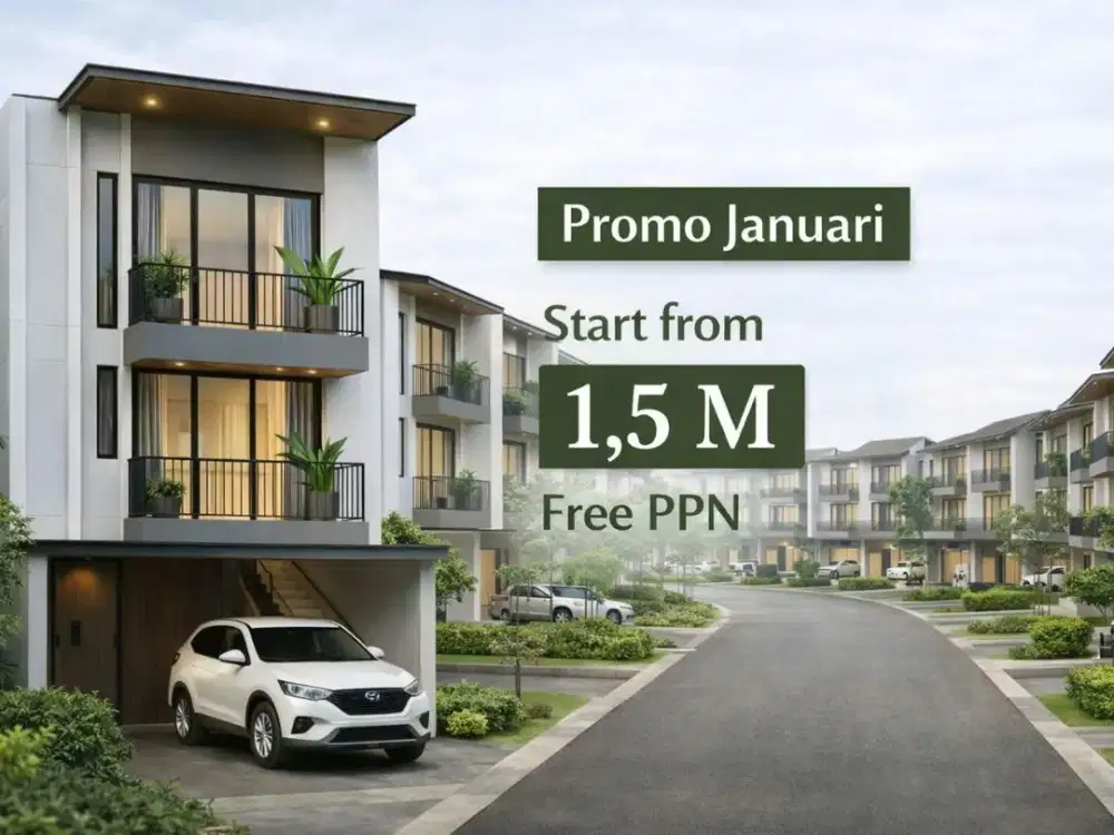 Rumah Premium Akses Lega Strategis SHM Bebas Banjir di Pondok Kelapa