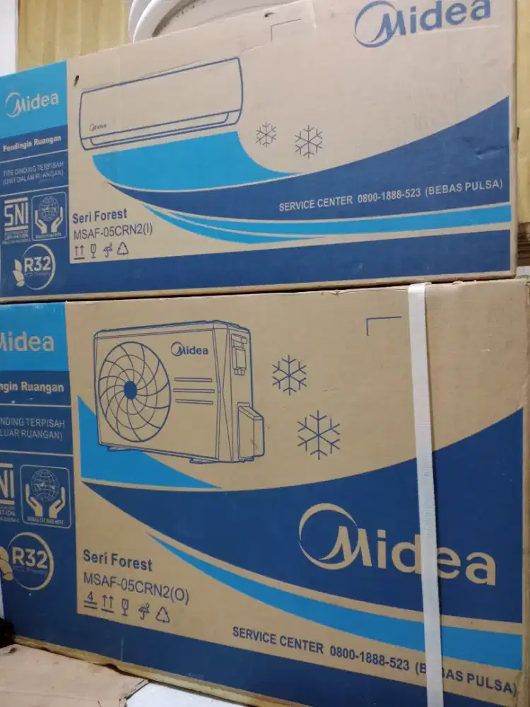 Ac midea baru 0.5 / setengah pk