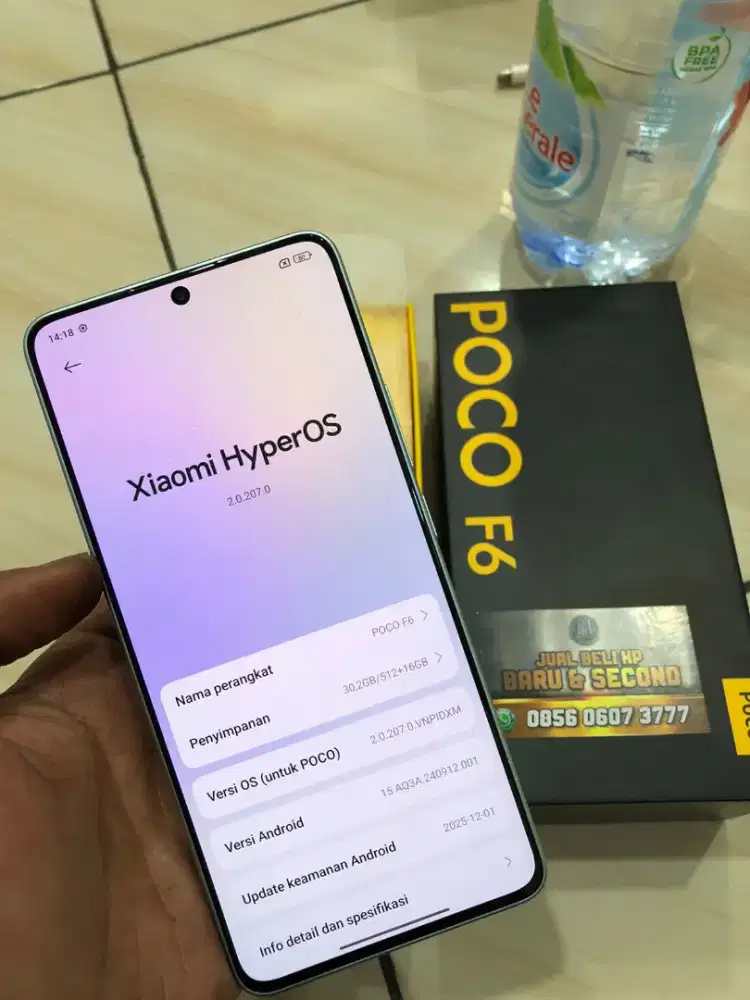 POCO F6 5G RAM 12/512 SECEND