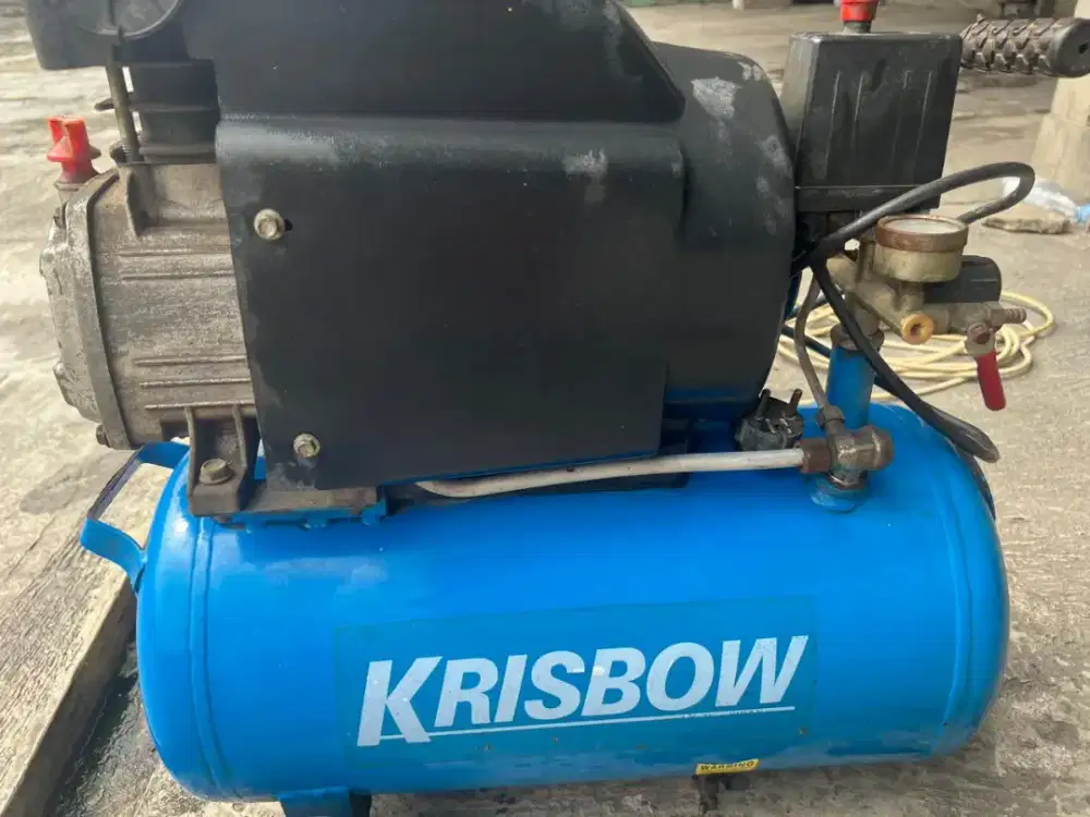 Kompresor portable Krisbow power 2Hp tank 24L