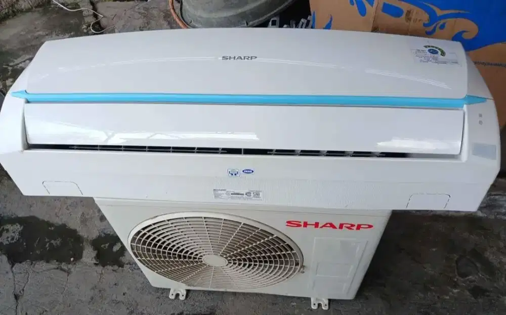 Jual ac sharp 1/2pk R 32lowwat 360 watt kondisi 95% ori semua