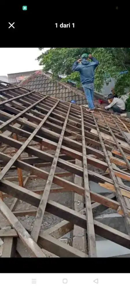 Atap bocor kanopi atap bajarigan terpasang dll bergaransi resmi