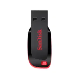FlashDisk SanDisk Cruzer Blade 32GB Flash Drive Compact - Merah Hitam
