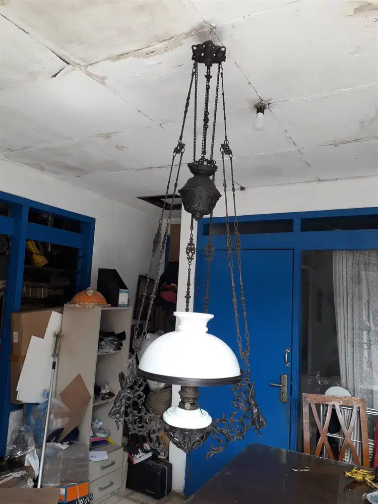 Lampu kerek betawi ORI jadul motif eropa