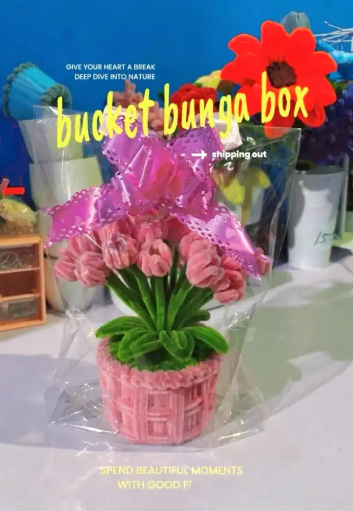 Serba serbi kawat bulu, bouquet dan lain lain