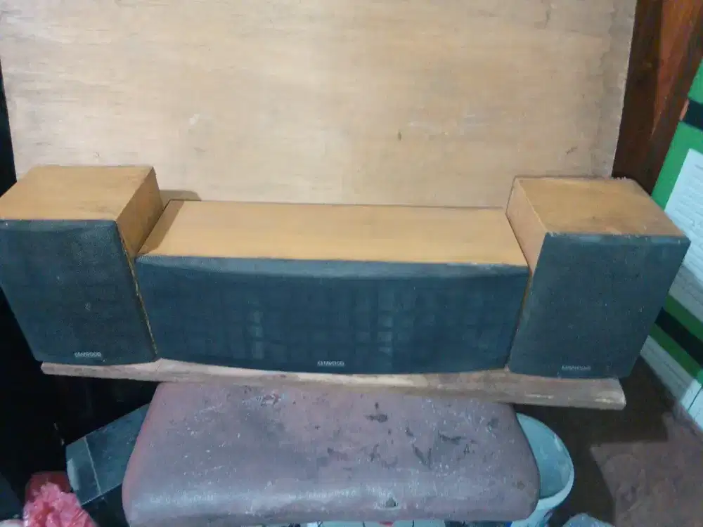 Full set Kenwood Center Surround Speaker, full ori, box aman