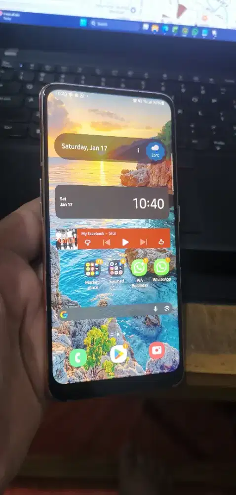 Samsung A80 8/128 mulus murah minus