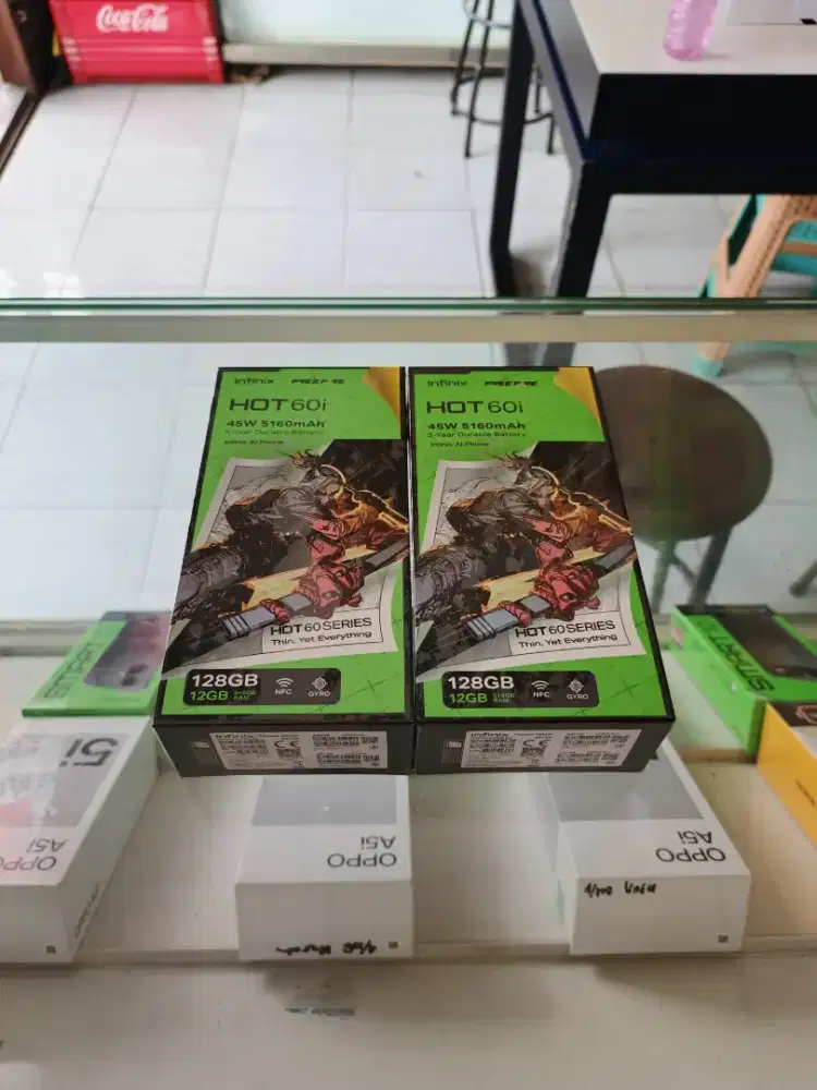 FAST RESPON WA Infinix Hot 60i NFC 6+6/128 Garansi resmi 1thn