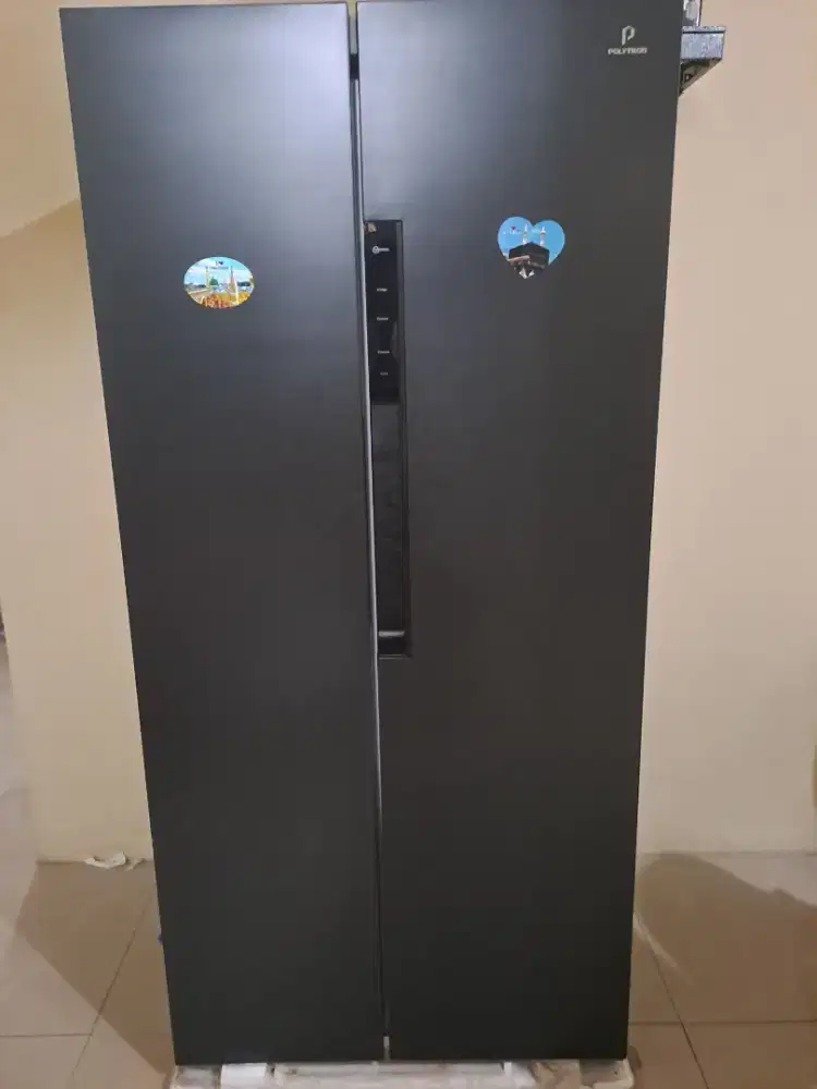 Polytron side by side no mininus masih garansi bonus stabilizer