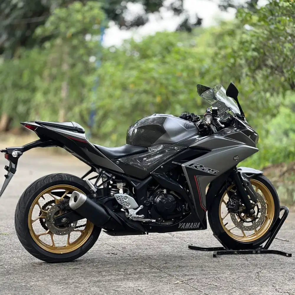 KM LOW! YAMAHA YZF R25 V1 2016 GREY PAJAK PANJANG SIAP GASPOL