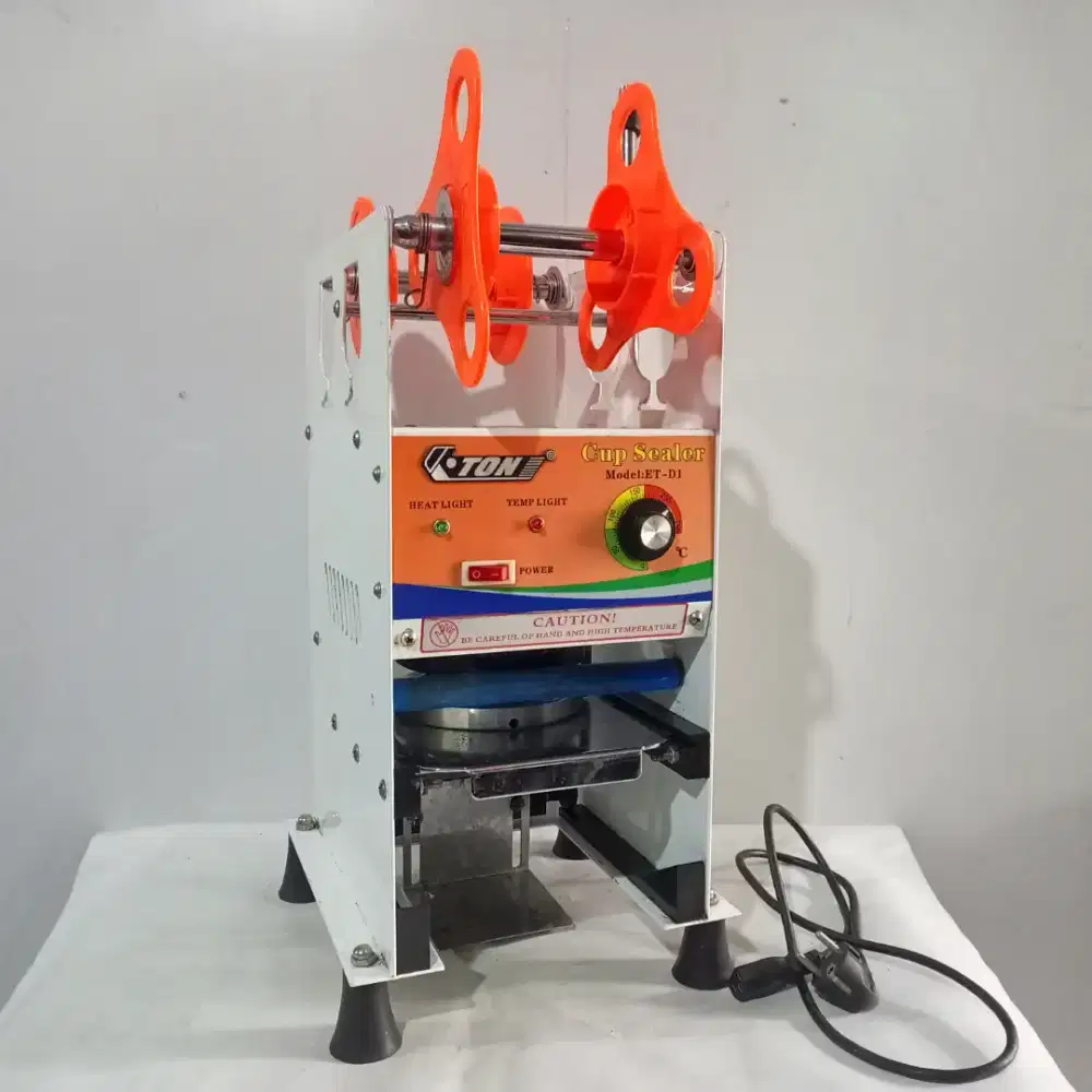 Eton ET-D1 Mesin Cup Sealer Manual • Alat Press/Penyegel Gelas Plastik