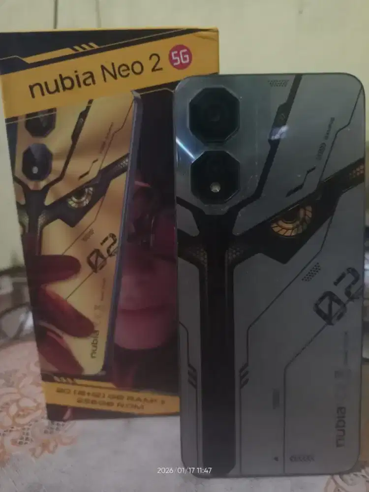 Nubia neo 2 5g 8/256Gb frost silver garansi resmi