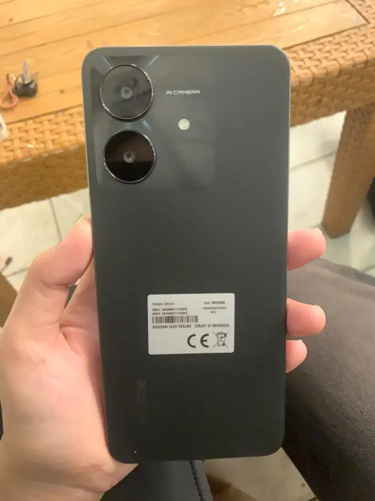 Realme note 60x 4+4 total ram 8 internal 64gb fullset normal jualcepat