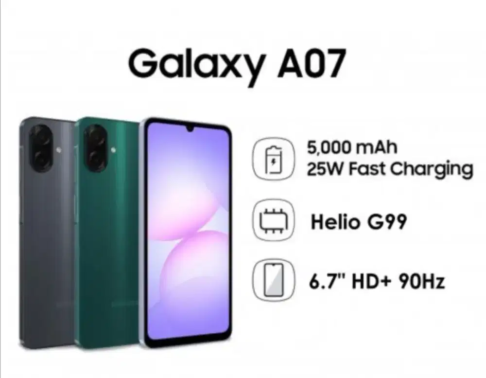 Samsung A07 ram 8/256