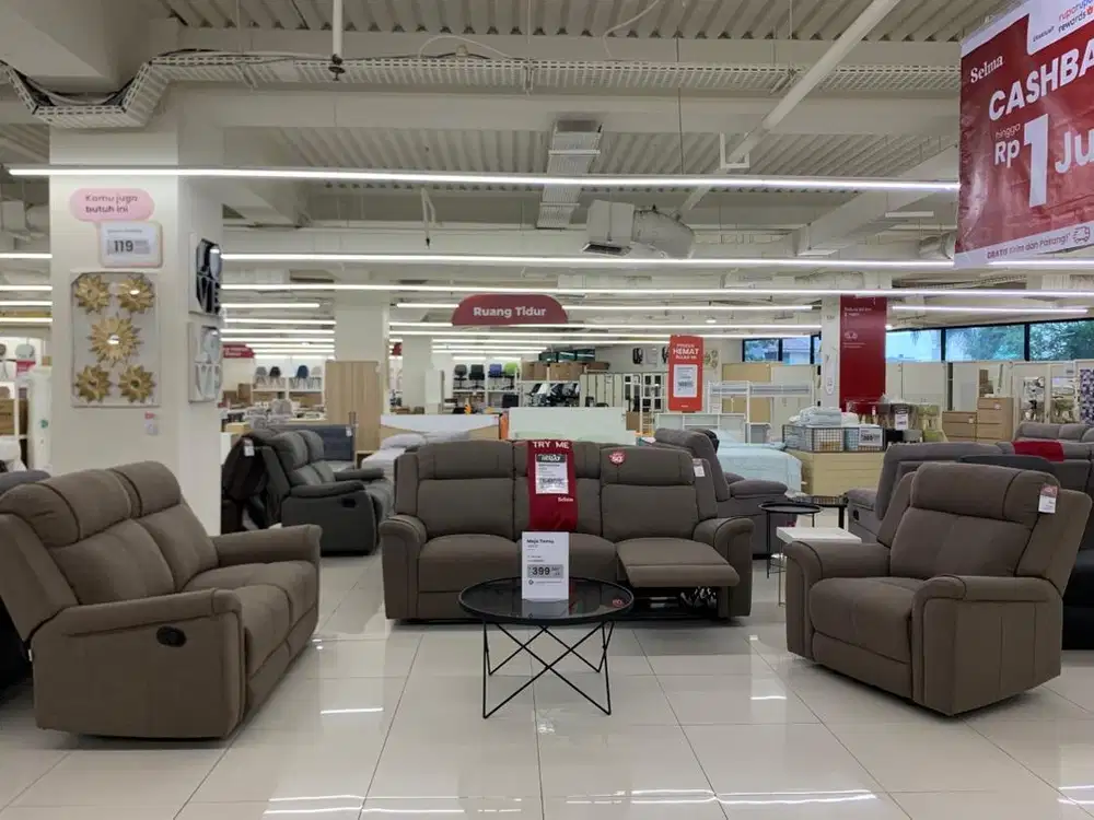 Obral murah sofa ruang keluarga